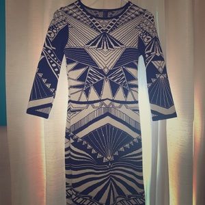 Black and white dress